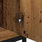 Badezimmerschrank mit Tür Altholz 65 x 33 x 60 cm Holzwerkstoff