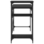 Schreibtisch Schwarz Eichen-Optik 105 x 50 x 90 cm