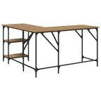 Schreibtisch Artisan-Eiche 139 x 139 x 75 cm Holzwerkstoff