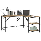 Schreibtisch Artisan-Eiche 139 x 139 x 75 cm Holzwerkstoff