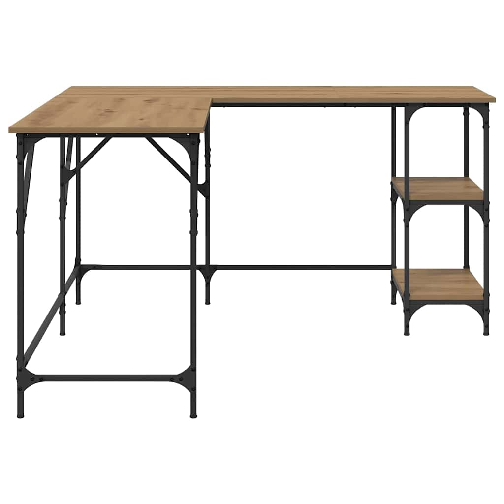 Schreibtisch Artisan-Eiche 139 x 139 x 75 cm Holzwerkstoff