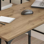Schreibtisch Artisan-Eiche 139 x 139 x 75 cm Holzwerkstoff