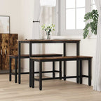 Esstischbank Geräucherte Eiche 100 x 32,5 x 48,5 cm