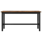 Esstischbank Geräucherte Eiche 100 x 32,5 x 48,5 cm