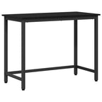 Tisch Schwarz Eichen-Optik 80 x 50 x 76,5 cm