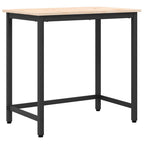 Tisch Natur 80 x 50 x 77 cm Ingenieure Holz und Stahl