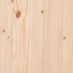 Tisch Natur 80 x 50 x 77 cm Ingenieure Holz und Stahl