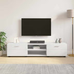 Holzschrank mit Schubladen Weiß 150 x 39 x 30 cm Holzwerkstoff