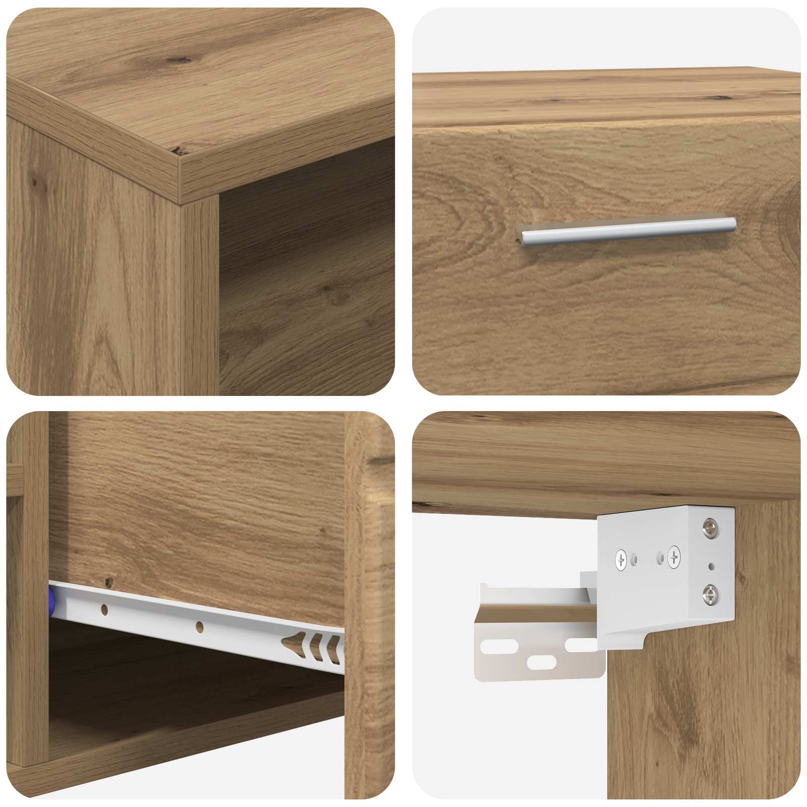 Holzschrank Artisan-Eiche 150 x 39 x 30 cm Holzwerkstoff