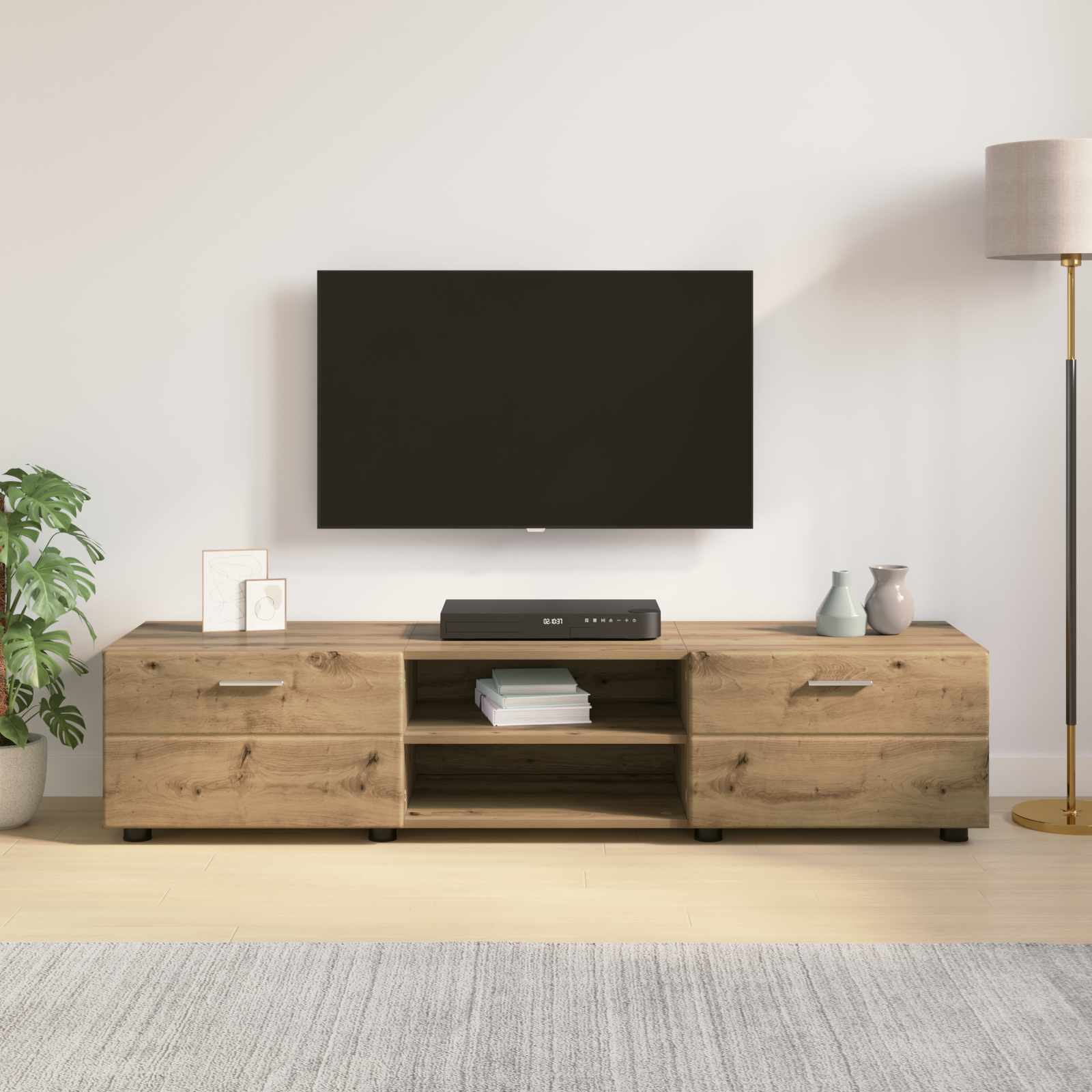 Holzschrank Artisan-Eiche 150 x 39 x 30 cm Holzwerkstoff