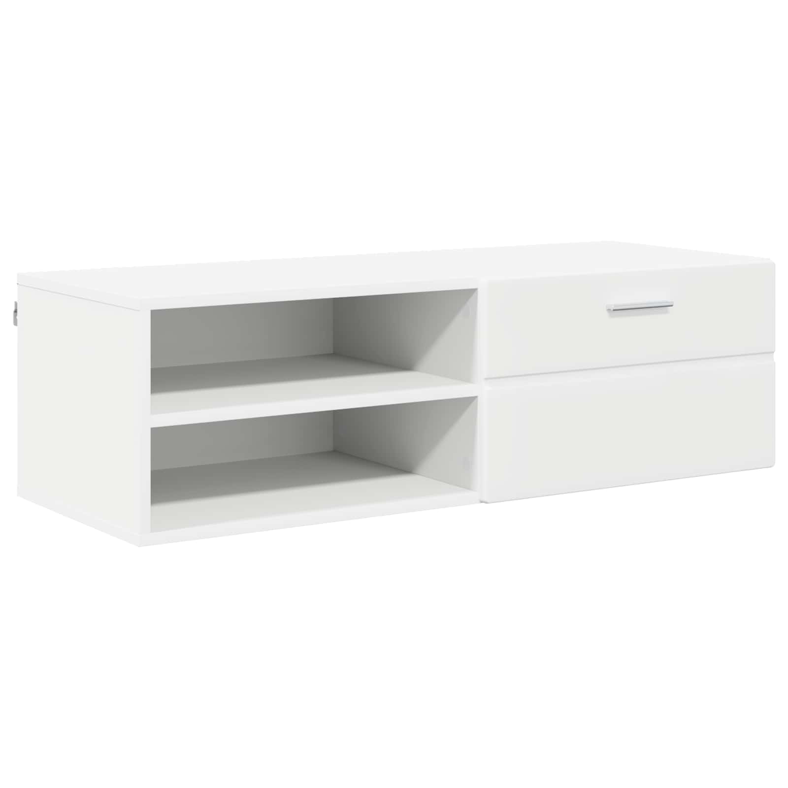 Holzschrank Wandmontiert Weiß 100,5 x 39 x 30 cm Holzwerkstoff