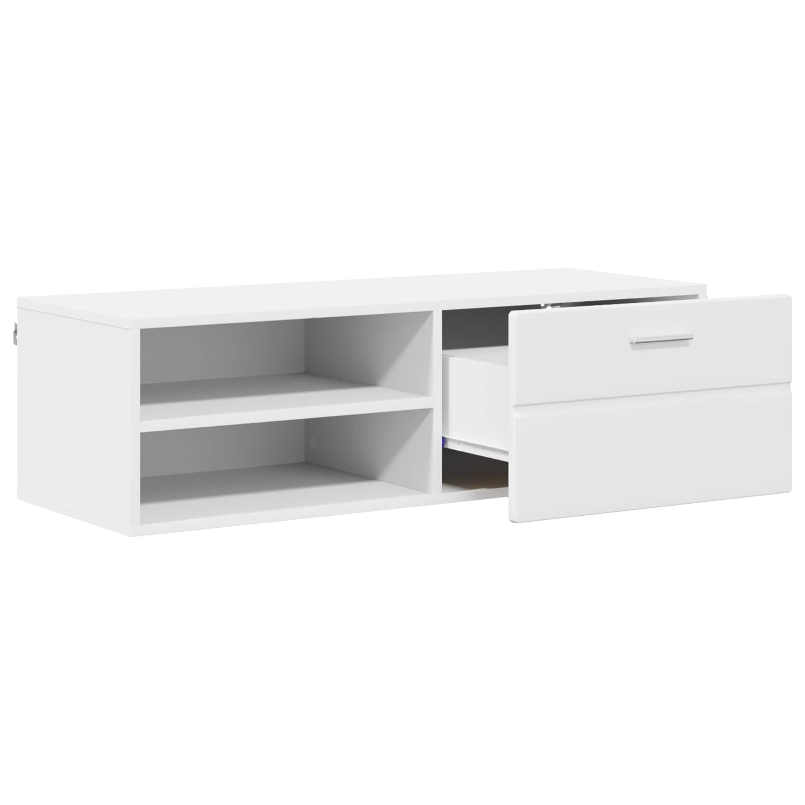 Holzschrank Wandmontiert Weiß 100,5 x 39 x 30 cm Holzwerkstoff