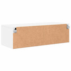 Holzschrank Wandmontiert Weiß 100,5 x 39 x 30 cm Holzwerkstoff