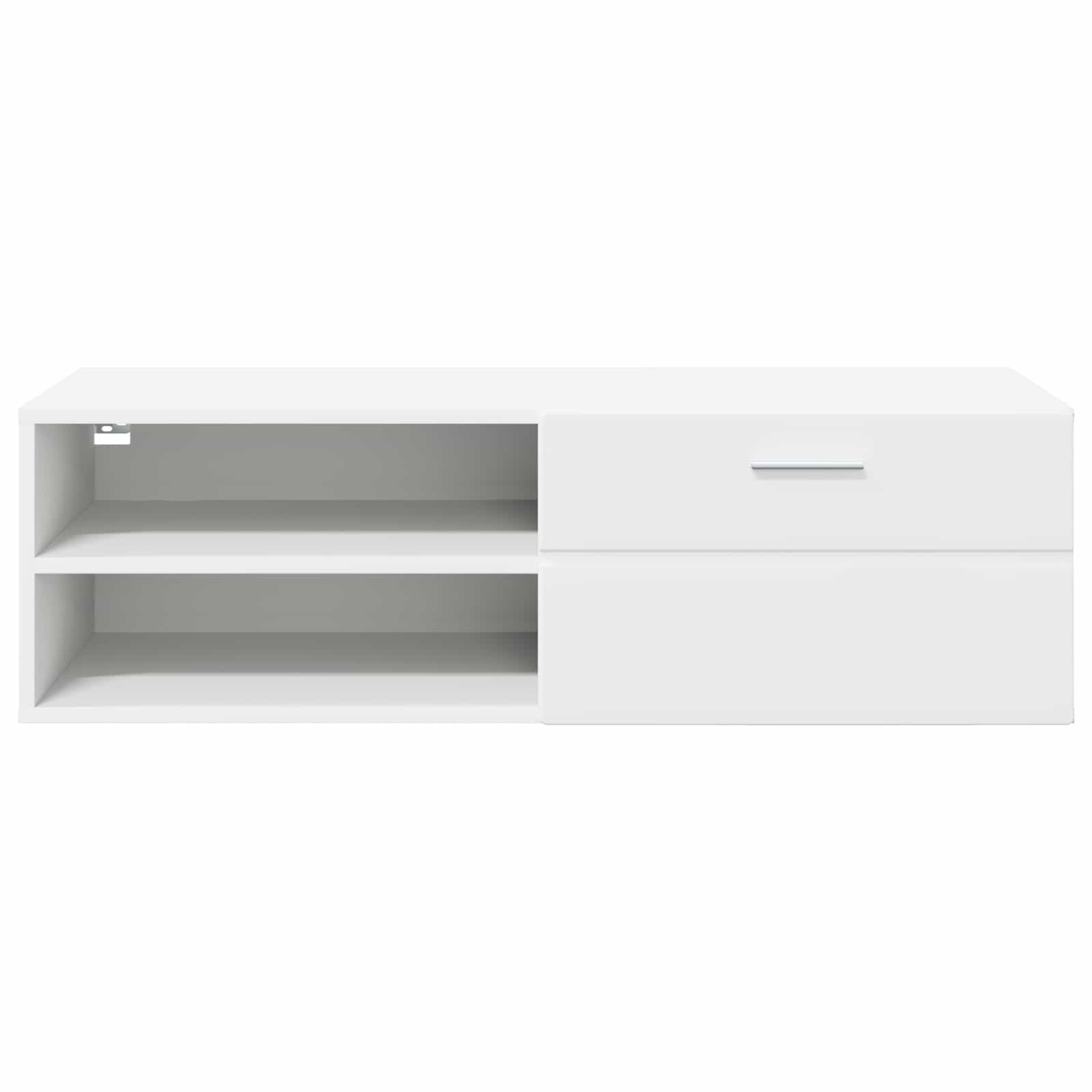 Holzschrank Wandmontiert Weiß 100,5 x 39 x 30 cm Holzwerkstoff
