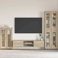 Sideboard FLORIN Sonoma-Eiche 55,5 x 29 x 100 cm Holzwerkstoff