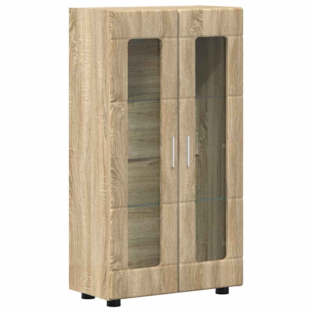Sideboard FLORIN Sonoma-Eiche 55,5 x 29 x 100 cm Holzwerkstoff