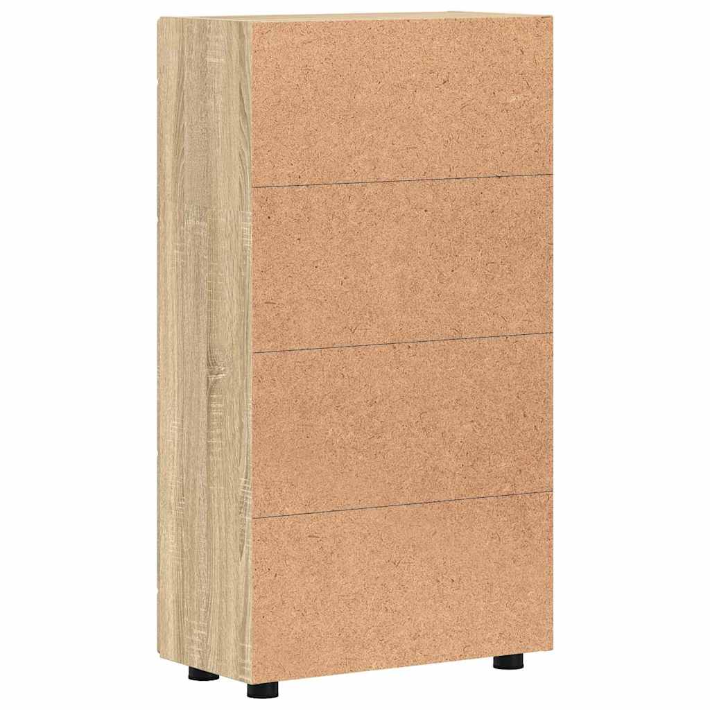 Sideboard FLORIN Sonoma-Eiche 55,5 x 29 x 100 cm Holzwerkstoff