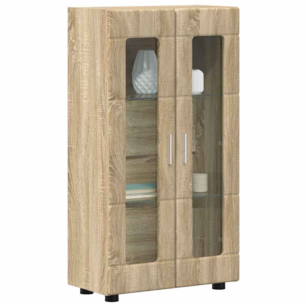 Sideboard FLORIN Sonoma-Eiche 55,5 x 29 x 100 cm Holzwerkstoff