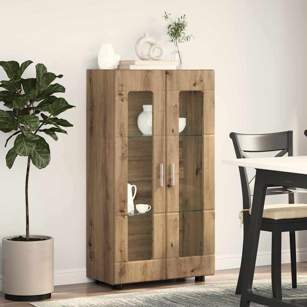 Sideboard FLORIN Artisan-Eiche 55,5 x 29 x 100 cm Holzwerkstoff