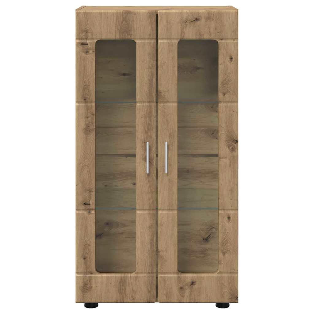 Sideboard FLORIN Artisan-Eiche 55,5 x 29 x 100 cm Holzwerkstoff