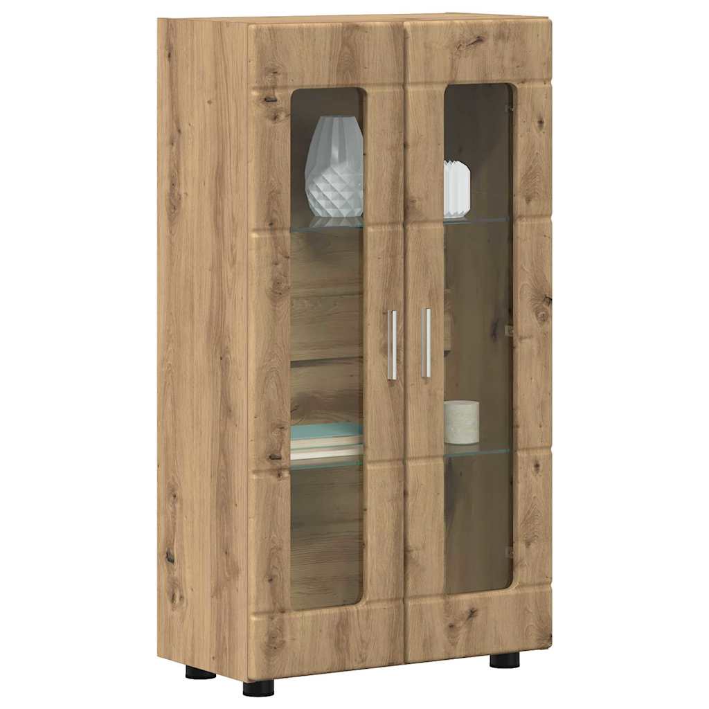 Sideboard FLORIN Artisan-Eiche 55,5 x 29 x 100 cm Holzwerkstoff