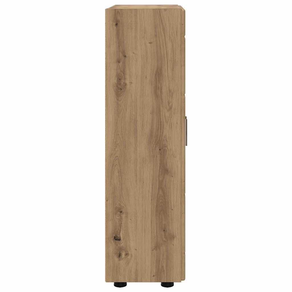 Sideboard FLORIN Artisan-Eiche 55,5 x 29 x 100 cm Holzwerkstoff