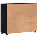 Holzschrank Schwarz 88,5 x 30,5 x 73 cm Holzwerkstoff