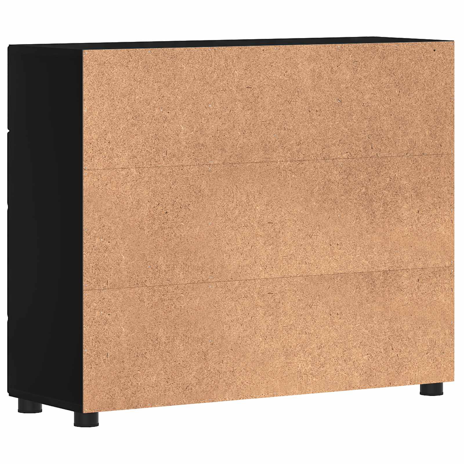 Holzschrank Schwarz 88,5 x 30,5 x 73 cm Holzwerkstoff