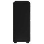 Holzschrank Schwarz 88,5 x 30,5 x 73 cm Holzwerkstoff