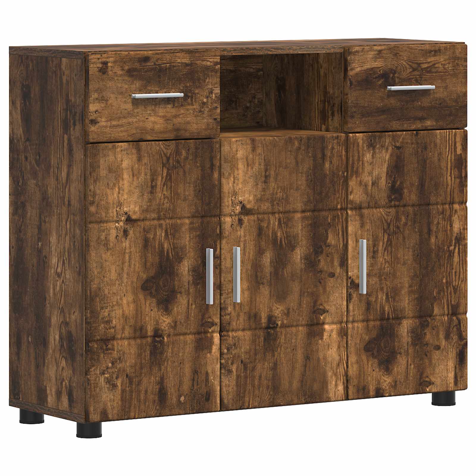 Holzschrank Geräucherte Eiche 88,5 x 30,5 x 73 cm Holzwerkstoff