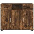 Holzschrank Geräucherte Eiche 88,5 x 30,5 x 73 cm Holzwerkstoff