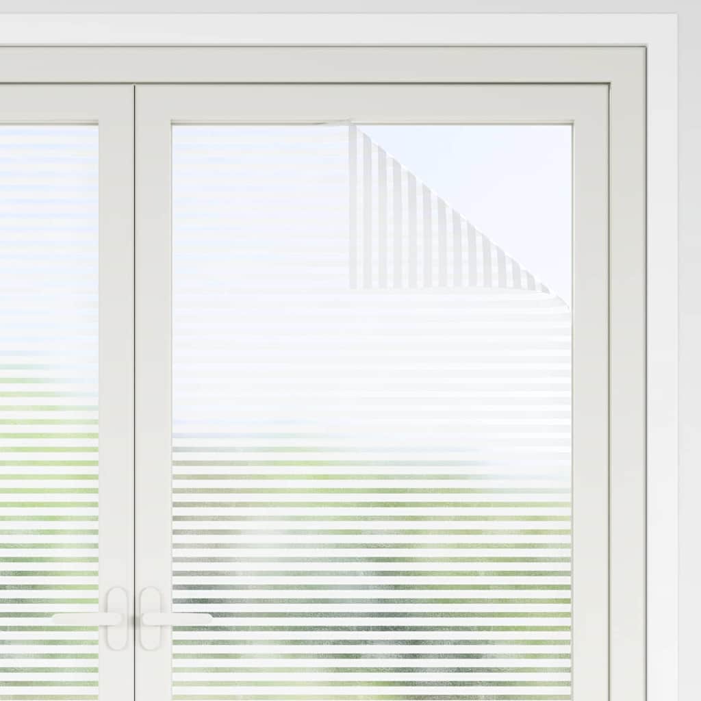 Selbstklebende Fensterfolie Mattierte Streifen 60 x 2000 cm PVC