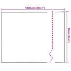 Selbstklebende Fensterfolie Mattierte Streifen 90 x 1000 cm PVC