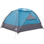 Kuppelzelt mit abnehmbarem Regenfly Blau 8-Personen
