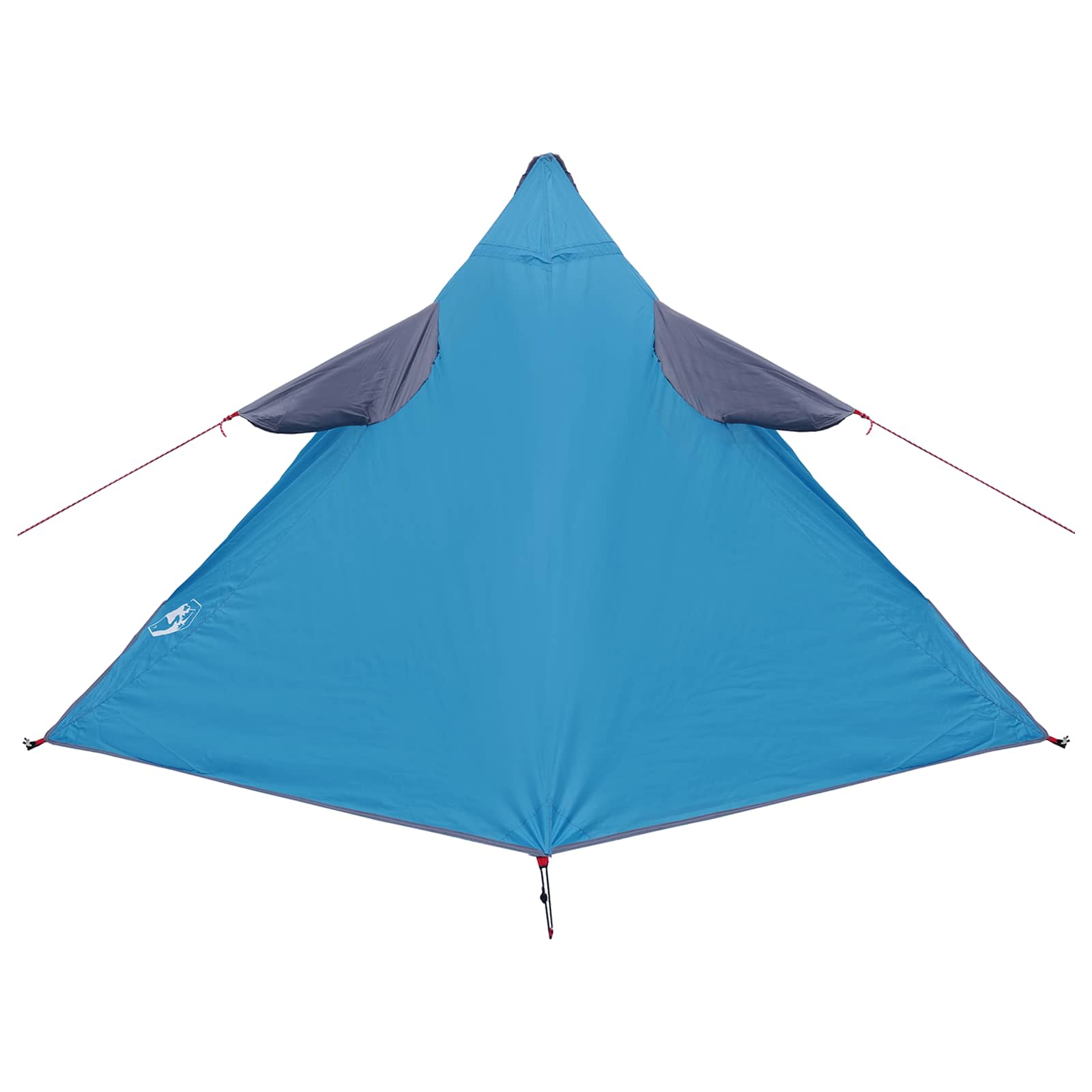 2-in-1 Regenponcho mit Kapuze Blau 262 x 126 x 130 cm
