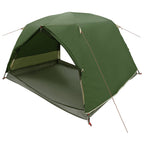 Trekkingzelt Grün 2-Personen 185T Polyester mit PU-Beschichtung