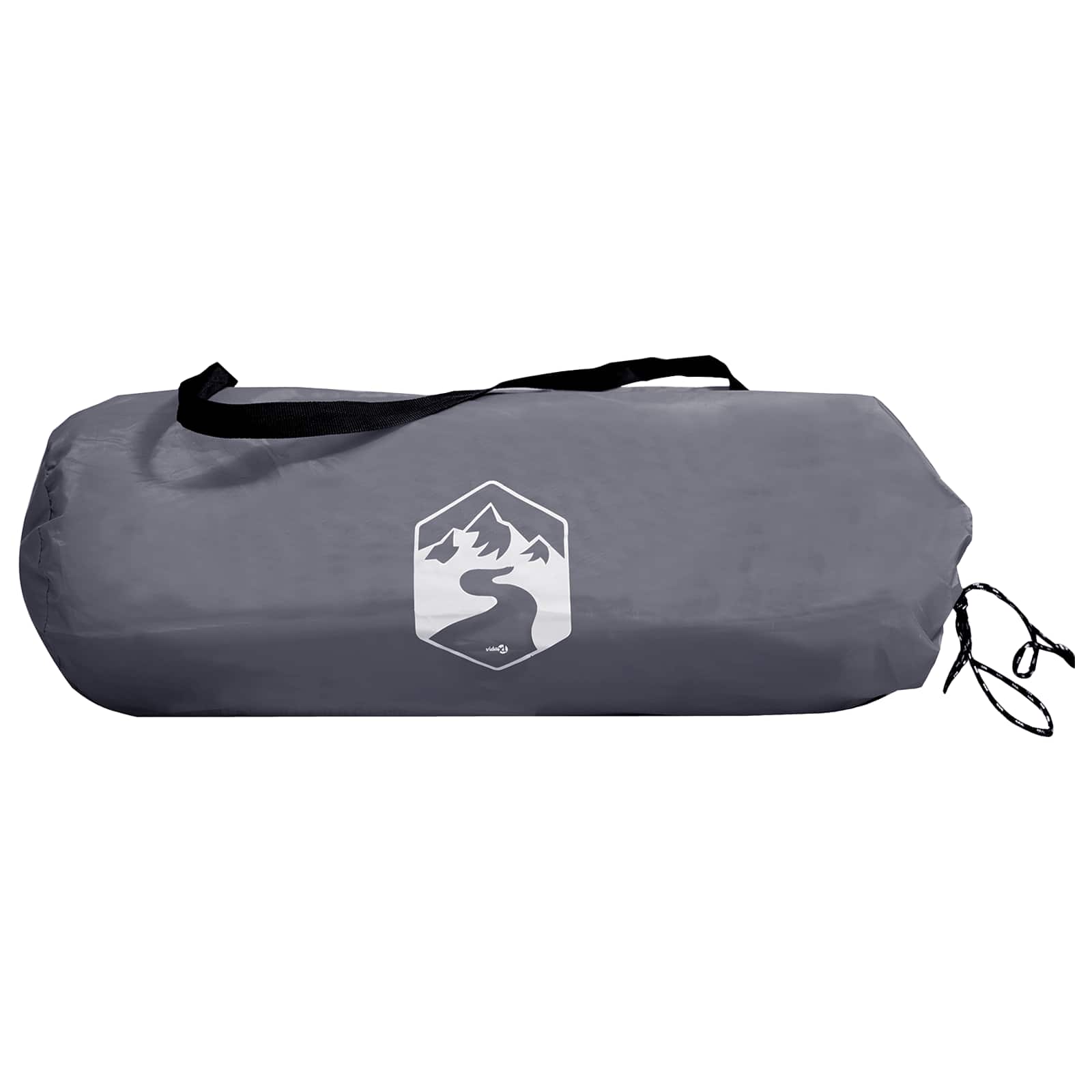 Trekkingzelt Grau und Orange 2-Personen
