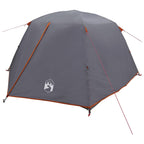 Trekkingzelt Grau und Orange 2-Personen