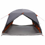 Trekkingzelt Grau und Orange 2-Personen