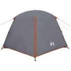 Trekkingzelt Grau und Orange 2-Personen