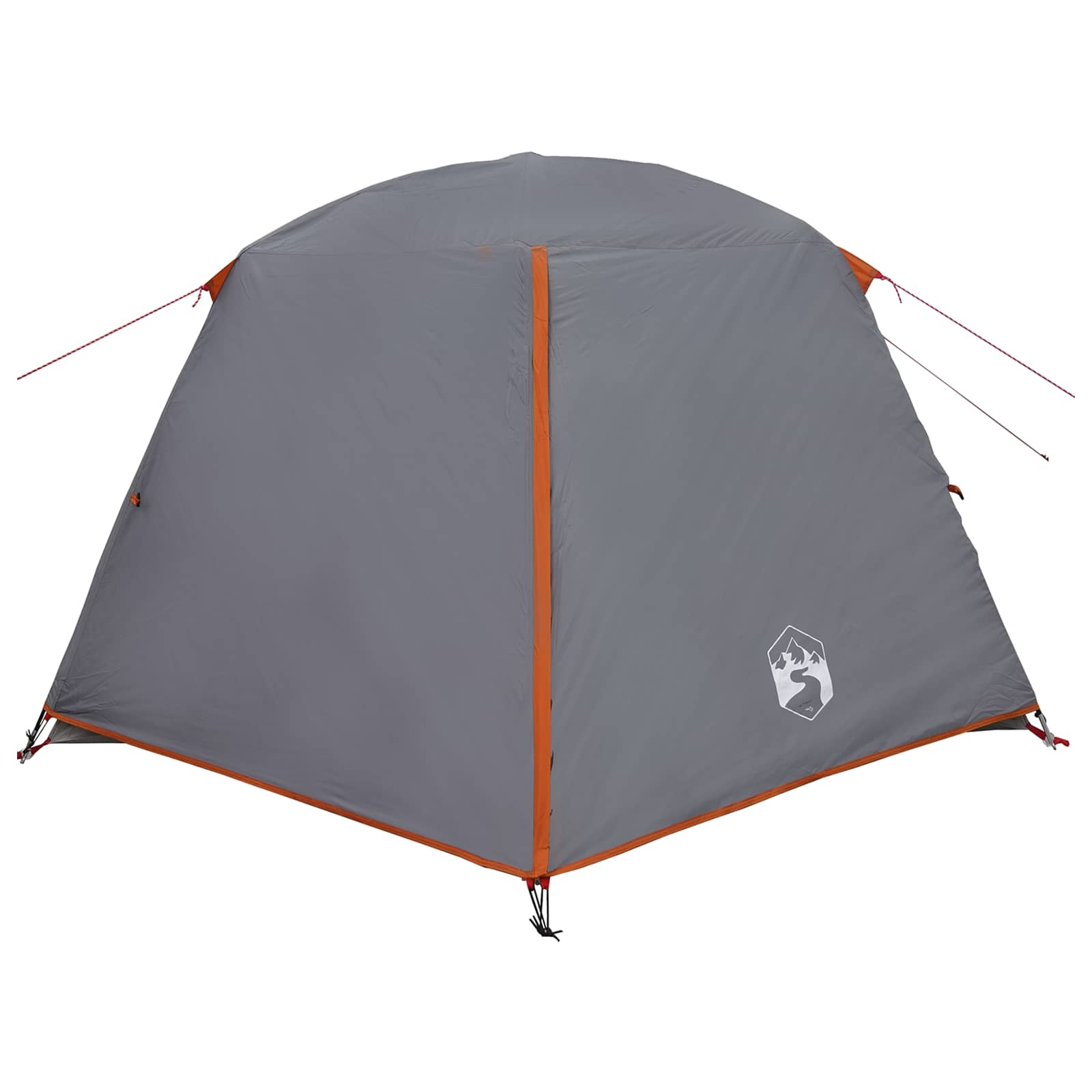 Trekkingzelt Grau und Orange 2-Personen