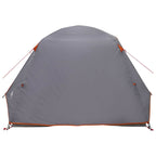 Trekkingzelt Grau und Orange 2-Personen