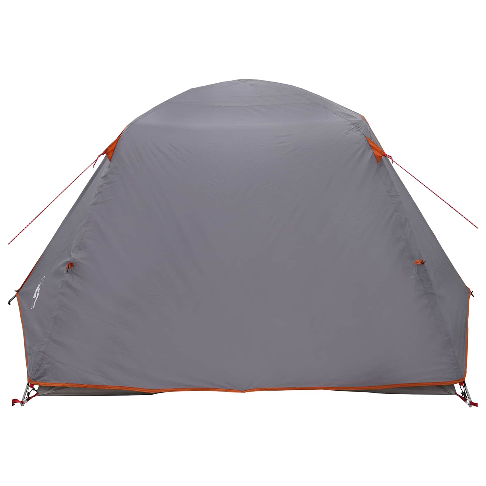 Trekkingzelt Grau und Orange 2-Personen