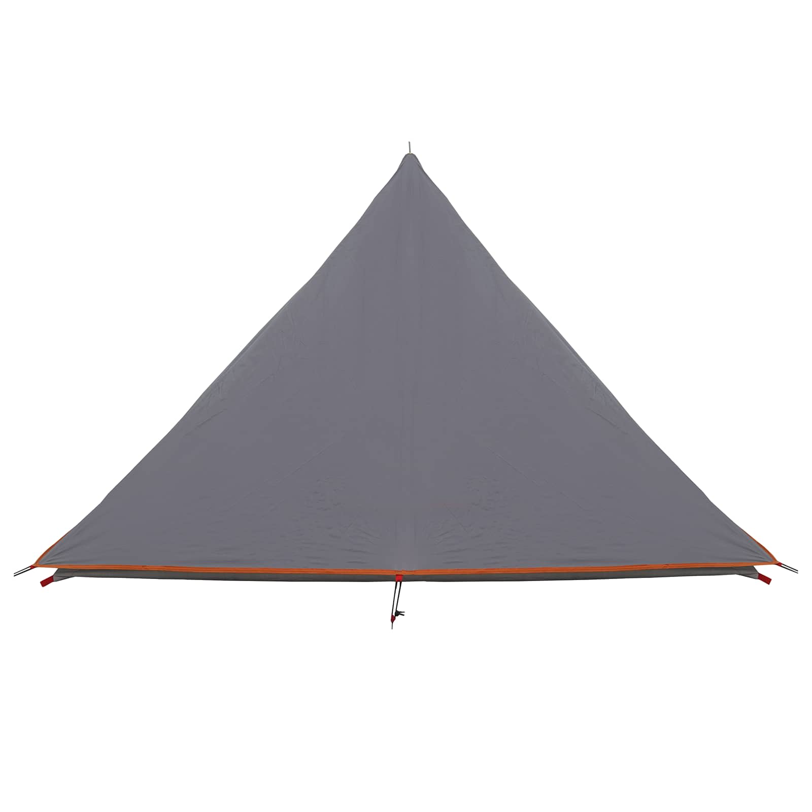 Trekkingzelt Grau und Orange 222 x 85 x 125 cm