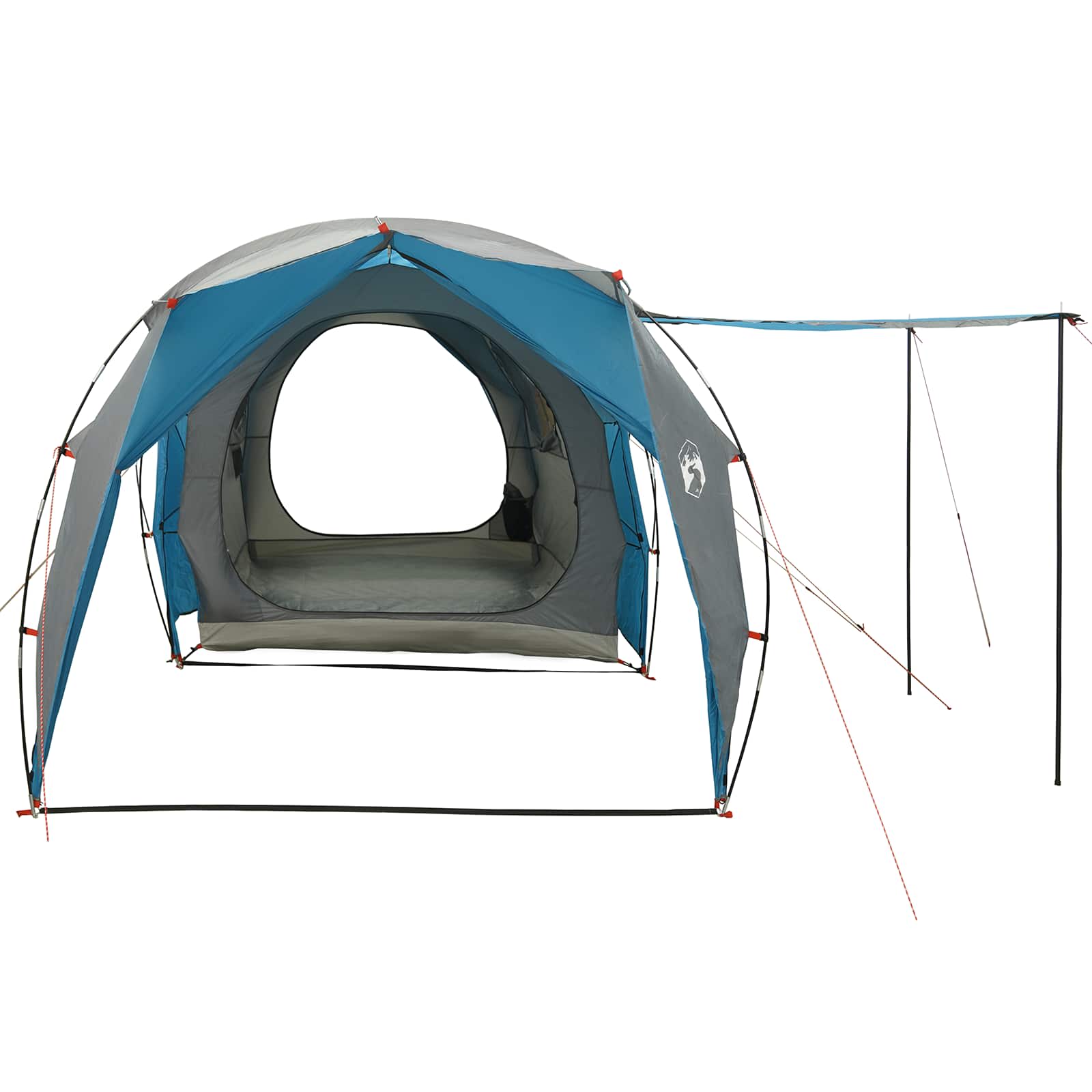 Tunnelzelt Blau 382 x 262 x 214 cm