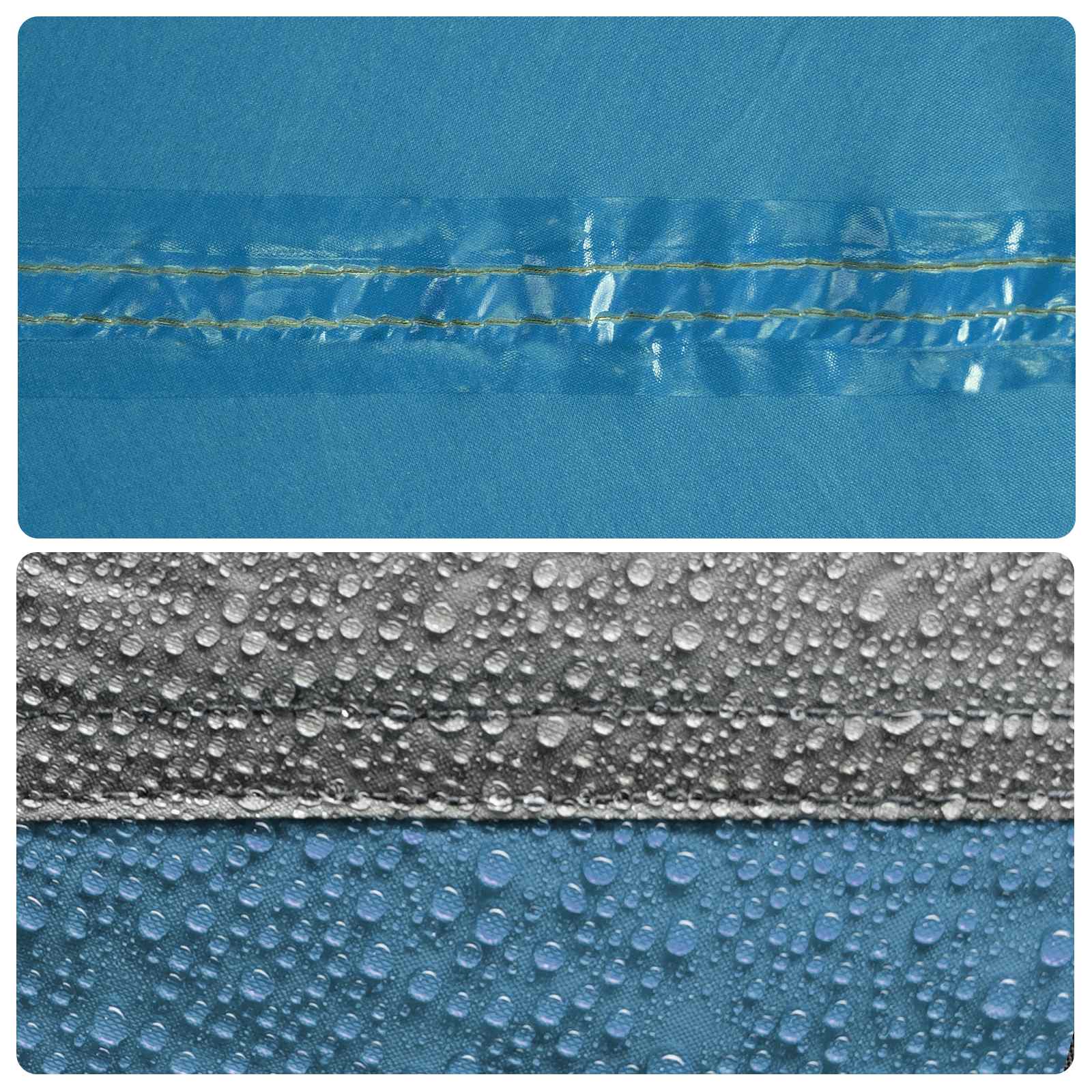 Familienzelt mit Regenschutz wasserdicht Blau 18-Personen