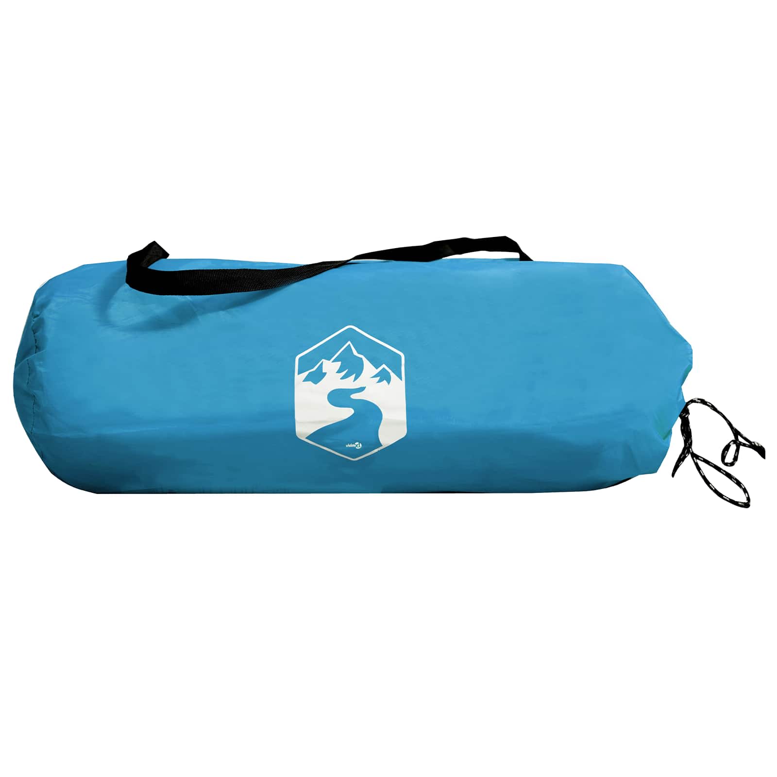 Trekkingzelt Blau 2-Personen 185T Polyester mit PU-Beschichtung