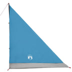 Trekkingzelt Blau 2-Personen 185T Polyester mit PU-Beschichtung