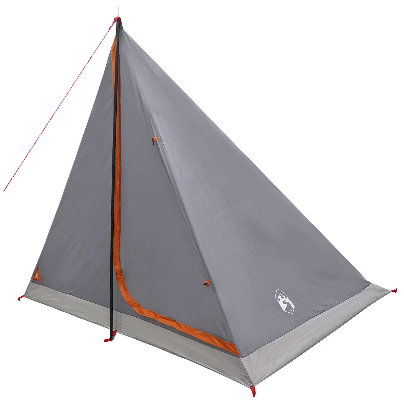 Trekkingzelt Grau und Orange 2-Personen