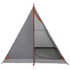 Trekkingzelt Grau und Orange 2-Personen